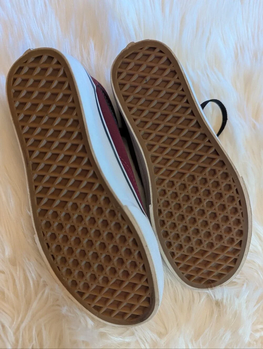 Vans Maroon Low Top Sneakers